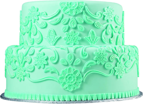 Wilton Fondant and Gum Paste Silicone Mold, Lace...