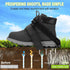 Lawn Aerator Shoes, Fully Assembled Stainless Steel Spikes Shoes, Adjustable Gardening Shoes Lawn Aerator Tool Aeration Shoes Suitable for Lawn Ya...