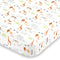 NoJo Watercolor Jungle Animals Crib Sheet - Fitted Crib Sheet...