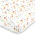 NoJo Watercolor Jungle Animals Crib Sheet - Fitted Crib Sheet...