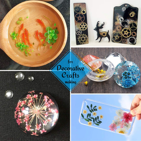 UV Resin - 200g Upgrade Crystal Clear Hard Glue Ultraviolet Curing Epoxy Resin for Jewelry Making, Pendant, DIY Crafts - Transparent Solar Cure Su...