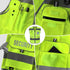 TCCFCCT Mesh Security Vest for Men Women 9 Pockets High Visibility Reflective Safety Vest, Durable Hi Vis Construction Vest with Reinforced Sewing...