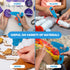 Hot Glue Gun Kit with Case - 20w Mini Hot Glue Gun Set and 10 Small Glue Sticks - for Kids and Adults, School, DIY Art and Repairs, Including Carr...