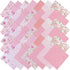 Layer Cake Fabric for Quilting 10 inch, Precut Fabrics Square 10x10 inch for Quilting, Print Pink Cotton Quilt Fabric Squares Bundles for Sewing D...