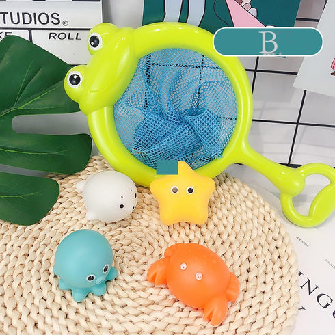 Baby Bath Toys for Luminous Animals Set, Bath Time Toy Bathroom Wall Bathtub Tub Shower Kids Baby Infant Girls Boys Age 18months and up (A)...