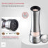 Salt and Pepper Grinder Set - Large Capacity Stainless Steel Pepper Grinder and Salt Grinder with Tray in Luxurious Gift-Box - Manual Mills with C...