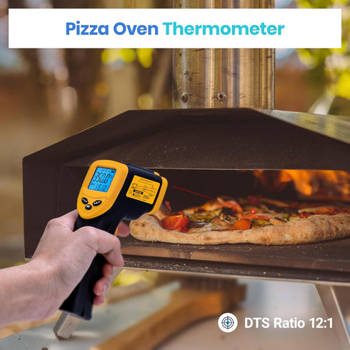 Etekcity Infrared Thermometer Laser Temperature Gun 774, Digital IR Meat Thermometer for Cooking, Candy, Food, Pizza Oven Grill Accessories, Heat ...