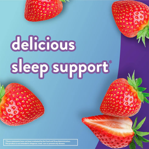 Vitafusion Max Strength Melatonin Gummy Supplements, Strawberry Flavored, 10 mg Melatonin Sleep Supplements, America’s Number 1 Gummy Vitamin Bran...