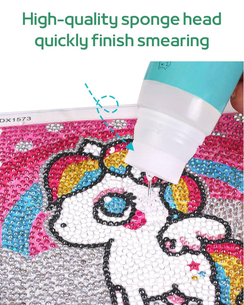 Art Glue,Diamond Painting Glue, Diamond Painting Sealer for Diamond Painting Kits,240ml, Fast-Drying, Anti-Shedding, Permanent Hold & Shine...