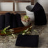 DII Recycled Cotton Kitchen Collection Dishtowel Set, 18x26, Black, 6 Piece...