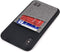 Dockem Silicone Wallet Case for iPhone Xs Max (6.5"): Protective Card Case with Built-in Metal Plate for Magnetic Mounting & 2 Credit Card Holder ...