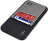 Dockem Silicone Wallet Case for iPhone Xs Max (6.5"): Protective Card Case with Built-in Metal Plate for Magnetic Mounting & 2 Credit Card Holder ...