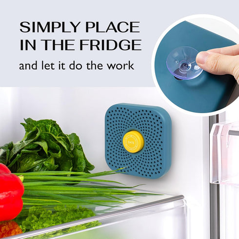 Fridge Deodorizer Odor Eliminator - Refrigerator Deodorizer More Effective Than Baking Soda - Activated Charcoal Fridge And Freezer Air Freshener ...