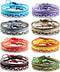24 Pieces String Bracelets for Women Adjustable Waterproof Boho Rope Bracelets Wave Surfer Friendship Bracelets Summer Beach Anklets Jewelry...