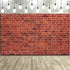 Red Brick Wall Party Backdrop, Large Fabric Red Brick Sign Photo Backdrops Background for Baby Shower Birthday Party Wedding Graduation Home Decor...