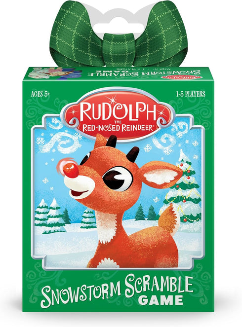 Funko Rudolph The Red-Nosed Reindeer Snowstorm Scramble Game for 1-5 Players Ages 5 and Up...