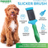 Slicker Brush for Dogs, Cats & Puppies - Deshedding Grooming Brush for Shedding Hair, Fur - Flexible Comb for Grooming Long Haired & Short Hair Br...