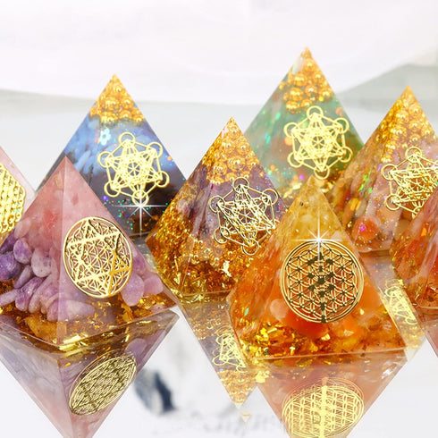 Large Pyramid Silicone Molds Big Pyramid Resin Mold Epoxy Resin Casting Molds with Plastic Stand Base for Jewelry Casting DIY Crafts...
