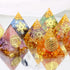 Large Pyramid Silicone Molds Big Pyramid Resin Mold Epoxy Resin Casting Molds with Plastic Stand Base for Jewelry Casting DIY Crafts...