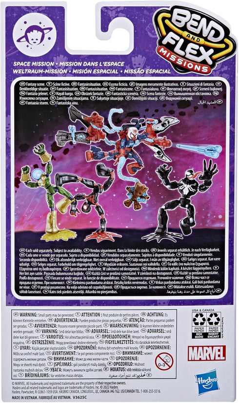 Spider-Man Marvel Bend and Flex Missions Marvel’s Mysterio Space Mission Action Figure, 6-Inch-Scale Bendable Toy for Kids Ages 4 and Up...