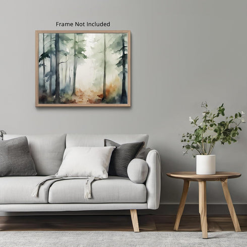 Posterizer 1 pcs- mountains and trees beautiful landscape nature 8-Landscape & Nature Art-Floral Botanical Art- Decor for Home & Office- unframed ...