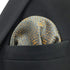 SHLAX&WING Silk Pocket Square for Men Bronze 12.6 inches Large Wedding Party...
