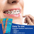 Dental Floss for Braces, Floss Threaders for Bridges and Implants 80 Pre-Cut Strands (Pack of 3)...