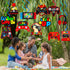 Video Game Birthday Hanging Swirls Red Video Game Party Decorations 20Pcs Game On Ceiling Streamers Gaming Birthday Party Hanging Decorations or L...