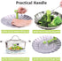 Consevisen Vegetable Steamer Basket for Cooking Food, Stainless Steel Veggie Steam Basket for Pot, Folding Expandable Steaming Insert with Extenda...