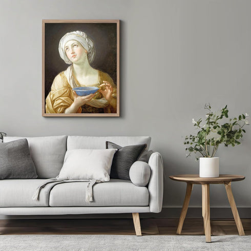 Posterizer 1 pcs-Portrait of a Woman 1638-1639 painting poster-Religious Posters-Gifts for Christians -Decor for Church, Sunday School Classroom- ...