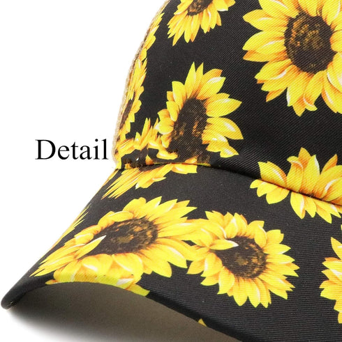 ProMindFun Womens Pony Hat High Ponytail Baseball Cap Girls Messy Bun Caps Camouflage Trucker Bad Hair Day Adjustable Dad Hat...