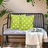Poise3EHome Outdoor Throw Pillow Covers Set of 2 Waterproof Decorative Pillow Covers for Living Room, Couch, Patio, Spring, 18X18 Inches, Green Po...