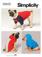 Simplicity Sporty Pet Clothes Sewing Pattern Kit, Code S9532, XS-S-M-L-XL, Multicolor...