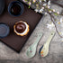 6 Pieces Japanese Retro Ceramics Soup Spoons Japanese Style Rice Spoon Flatware Asian Chinese Serving Spoons Appetizers Tableware Meal Partner for...