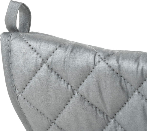 Winco Silicone Oven Mitt, 17-Inch, Silver...