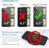 Dockem Silicone Wallet Case for iPhone 11 Pro Max (6.5"): Protective Card Case with Built-in Metal Plate for Magnetic Mounting & 2 Credit Card Hol...