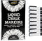 Chalk Markers - 8 White Fine Tip, Erasable, Non-Toxic, Water-Based, Crisp White For Kids & Adults for Glass or Chalkboard Markers for Businesses, ...