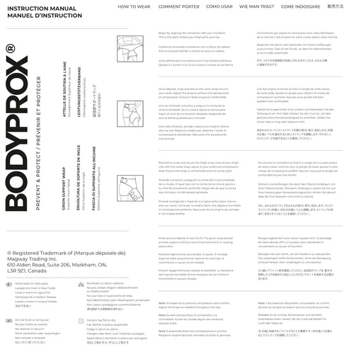 Bodyprox Groin Wrap, Adjustable Support for Hip, Groin, Hamstring, Thigh, and Sciatic Nerve Pain Relief...