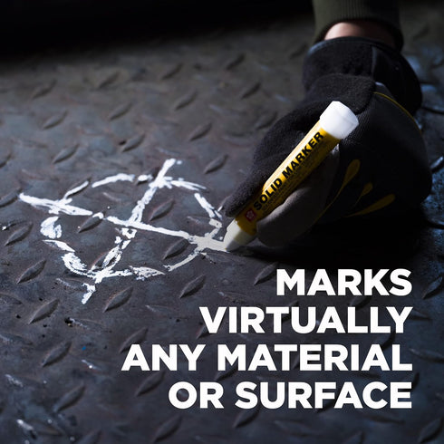 SAKURA Solid Paint Markers with Twist Up Tip - Low Temperature Permanent Marker Pens - Window, Wood, & Glass Marker - Red Paint - 3 Pack...