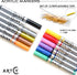 Acrylic Paint Pens - 12 Acrylic Paint Markers Medium Tip (2mm) | Great for Rock Painting, Canvas, Glass, Porcelain, Fabric, Paper, Pottery and Pla...