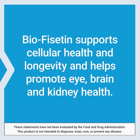 Life Extension Bio-Fisetin, fisetin, galactomannans from fenugreek seed, cellular health, cognitive health, longevity, Gluten-Free, Vegetarian, No...