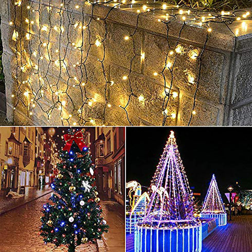 lychee Solar Rope Lights Outdoor 16.5ft 50LED Waterproof Solar Power String w/Light Outdoor Rope Lights Ideal for Home Garden Party Wedding Decora...
