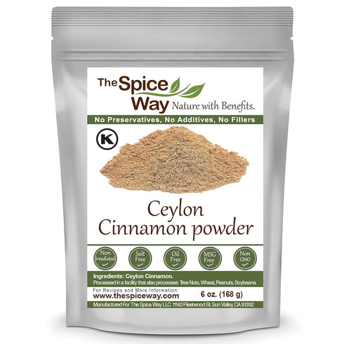 The Spice Way True Cinnamon Ceylon Powder - 6 oz...