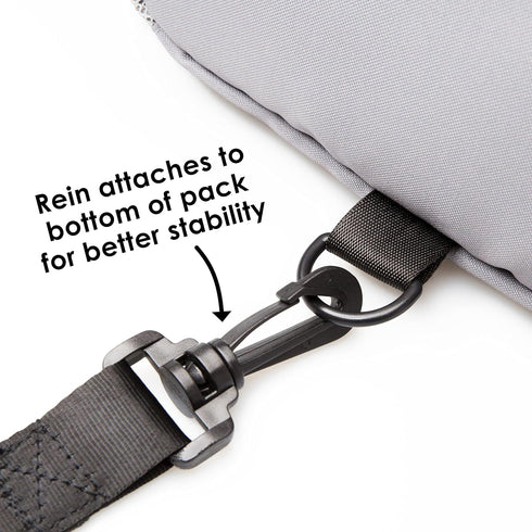 Diono Unisex Baby Safety Rein and Backpack, Gray, 1 Count (Pack of 1)...