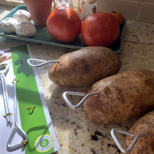 Fox Run Potato Baking Rods, Aluminum, Set of 6, Metallic...