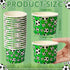 50 Pcs 9 oz Sport Party Paper Snack Ice Cream Cups Disposable Dessert Bowls Snack Cups Paper Soup Cup Disposable Paper Bowls Disposable Plates for...