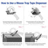 Partners Brand PTDEC2 Tape Logic Mouse Trap Carton Sealing Tape Dispenser, 2", Red/Black...