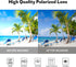 EFE Classic Oversized Polarized Sunglasses for Women Composite TR90 Frame UV 400 Protection Fashion Retro Eyewear...