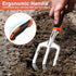 Hand Rake Garden Tool, Heavy Duty Hand Cultivators for Gardening, Small Garden Claw Tool Garden Hand Rake with Ergonomic Handle, Weed Rake Cultiva...