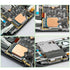 Steam Deck SSD Heatsink Thermal Pad, M.2 2230 NVME SSD Copper Heat Sink Cooling Thermal Pastes Back Cover Opening Tools, Replacements Screwdriver ...